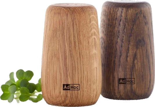 AdHoc - Yoko salt- & pepparkvarn 7,5 cm 2 stk brun AdHoc - Yoko salt- & pepparkvarn 7,5 cm 2 stk brun