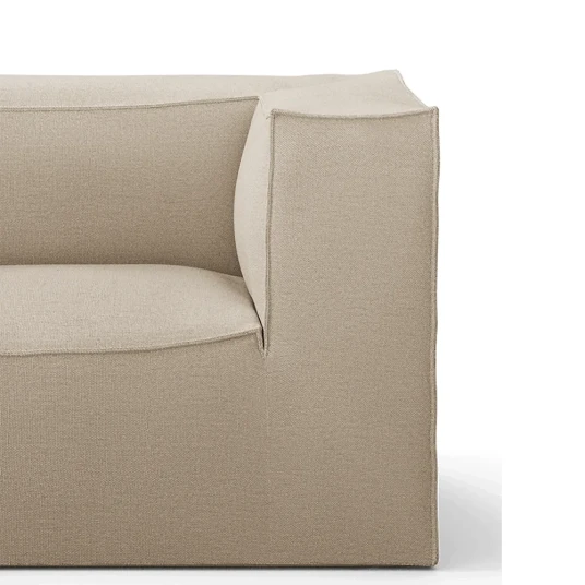 Ferm Living Catena Sofa Armrest Right S401   Rich Linen   Natural