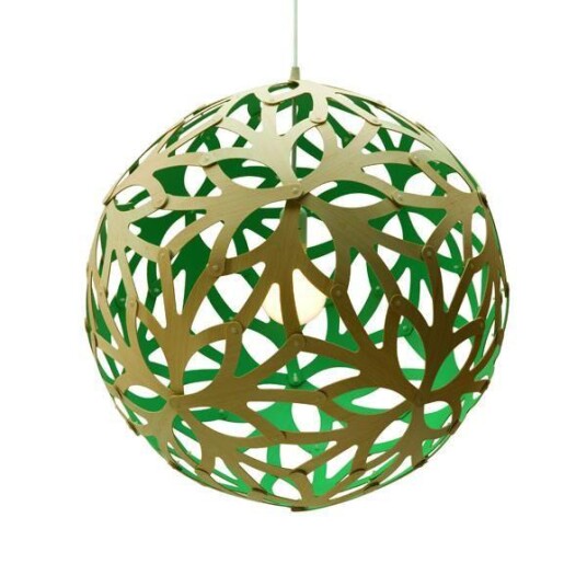 David Trubridge Floral Ø80 Aqua Taklampe David Trubridge Floral Ø80 Aqua Taklampe