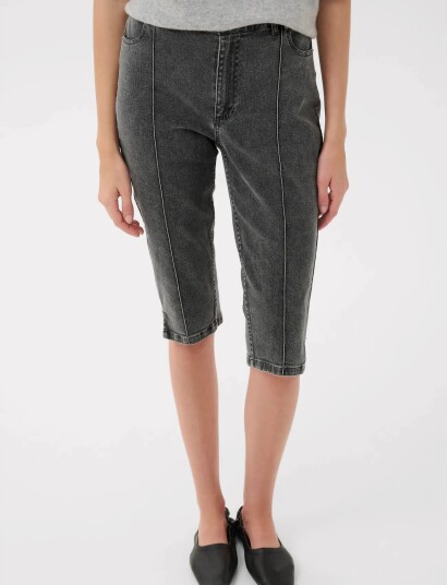 Karen By Simonsen Kbemmeline Capri Jeans   Grey   32