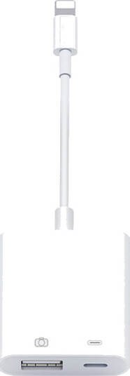 SiGN Lightning & USB-kameraadapter 5V, 1A - Hvit