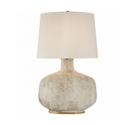 Beton Large Table Lamp Antiqued White Ceramic