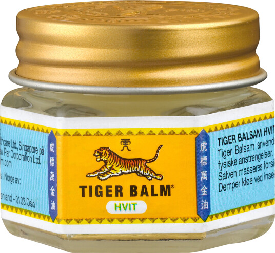 Gram Tigerbalsam Hvit 19 gram
