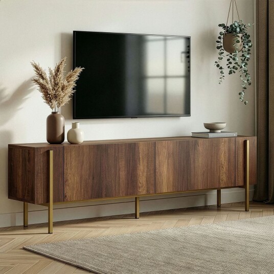 Homitis Tv Stand Nexus Brun Homitis Tv Stand Nexus Brun