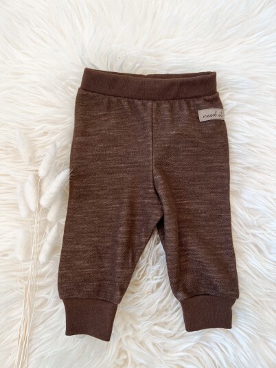 Need It   Leggings i ull/bambus "Digg" Brun