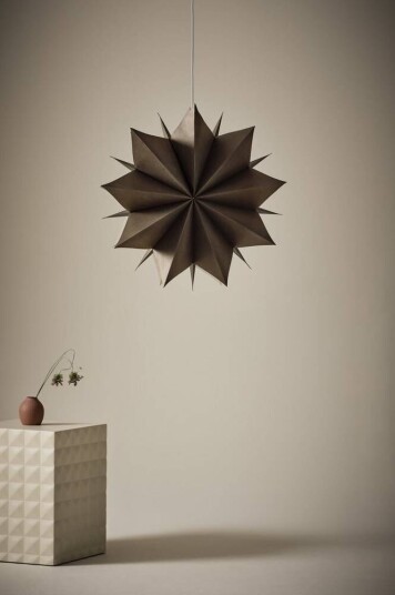 Jotex POLARIS julestjerne, diameter 58 cm Brun 1690323-04-0 1690324-05-0
