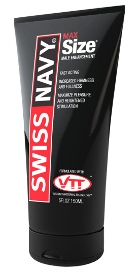 Swiss Navy MaxSize Cream 150 ml - Hvit Swiss Navy MaxSize Cream 150 ml - Hvit
