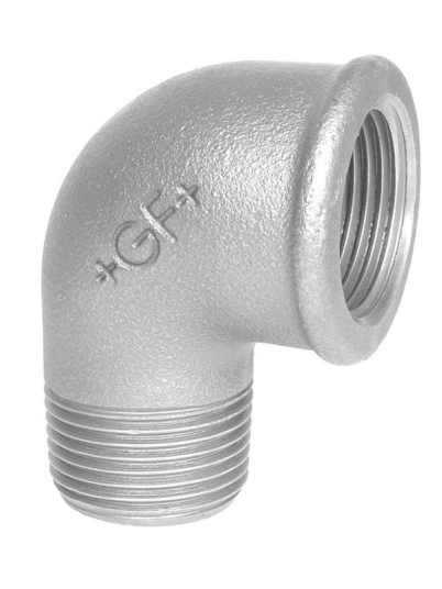 +GF+ Elbow unite 90° galv. for n 1