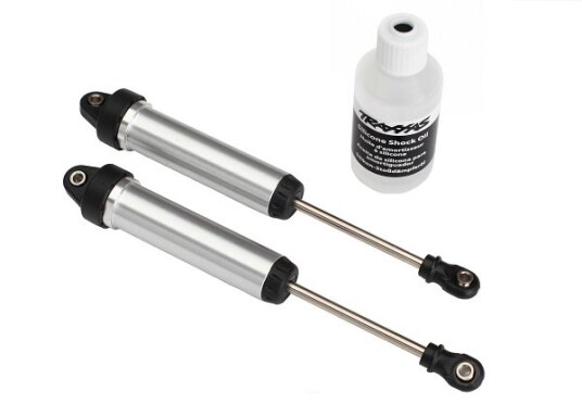 Traxxas 8451 Shocks GTR 134mm Alu Silver No Threads 2