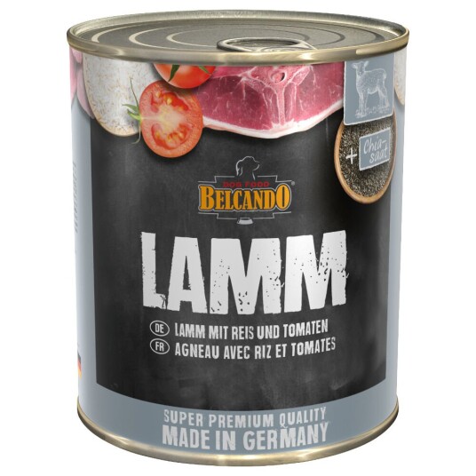 Belcando Super Premium 6 X 800 G Lam Med Ris & Tomat