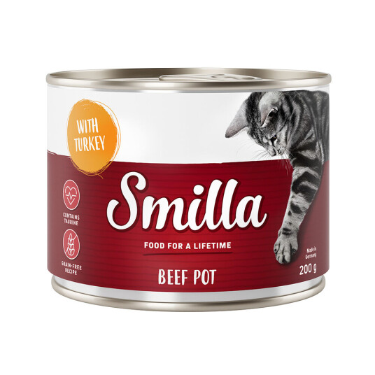 Smilla 24 x 200 g  Oksegryter  - Okse med kalkun
