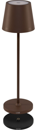 Century LUME Plus LED dimbar bordlampe 2,2W 2700K Corten Century LUME Plus LED dimbar bordlampe 2,2W 2700K Corten