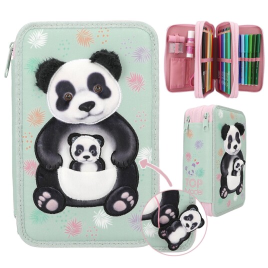 TOPModel Triple Pencil Case Application WILD  0412786 