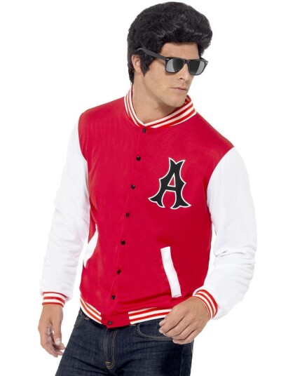 50 talls Collegejakke til Mann Medium 50 talls Collegejakke til Mann Medium