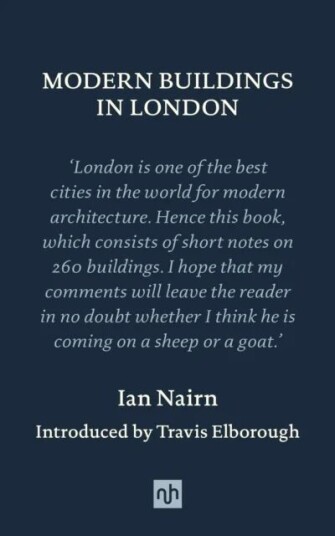 Modern Buildings In London Av Ian Nairn