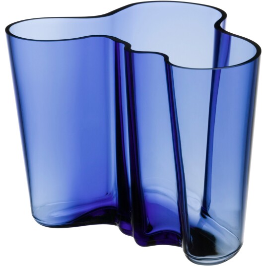 Iittala Aalto vase, 16 cm, ultramarin blå