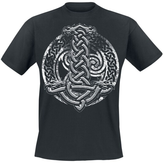 Axel Herrmann Goth T-skjorte Celtic Shield S til 5XL Herrer svart Axel Herrmann Goth T-skjorte Celtic Shield S til 5XL Herrer svart