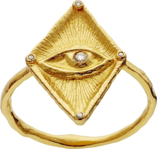 Maanesten Harlekin Ring Gullfarge 59.0 Eurosize
