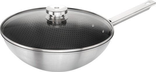 Zwilling Plus joy non-stick wokpanne Ø30 cm Rustfritt stål Zwilling Plus joy non-stick wokpanne Ø30 cm Rustfritt stål