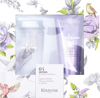 Kérastase Blond Absolu sjampo og balsam gavesett 2x250 ml Kérastase Blond Absolu sjampo og balsam gavesett 2x250 ml