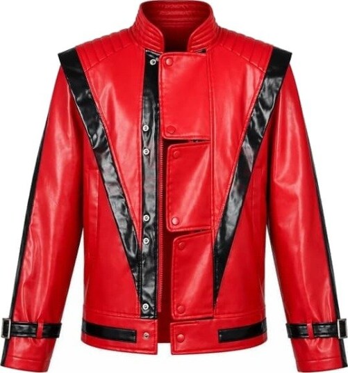 Michael Jackson Thriller Jakke Rød 110 cm
