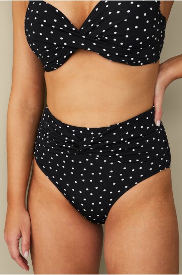 Ellos Collection Bikinitruse med hipster design Svart