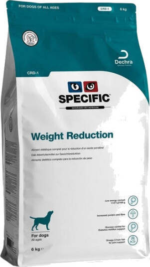 Specific Hundefôr Weight Reduction CRD-1 6 kg - Veterinærfôr for Vektkontroll