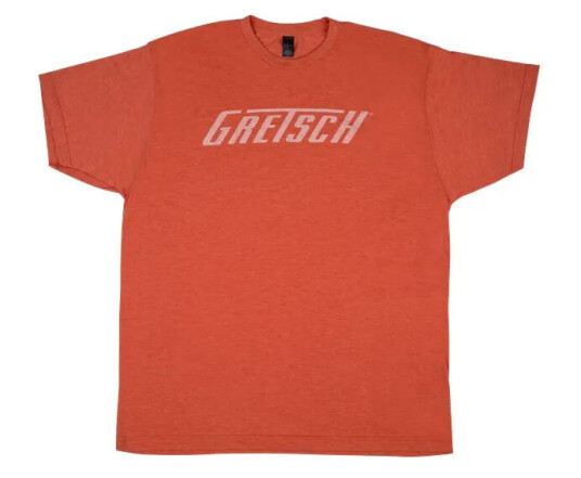 Gretsch Logo t-skjorte "Heather" oransje Velg størrelse Gretsch Logo t-skjorte "Heather" oransje Velg størrelse