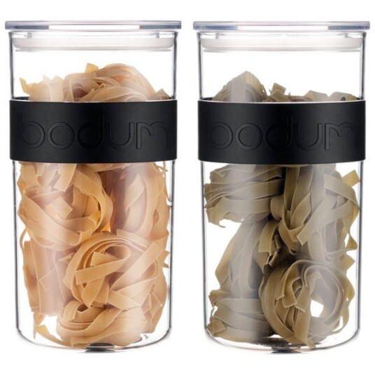 Bodum  Presso oppbevaringsboks 2L 2 stk svart