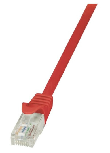 Logilink 0.25M Cat.5E U/Utp 0,25 M Cat5e U/Utp Utp Rj-45 Rj-45 Rød
