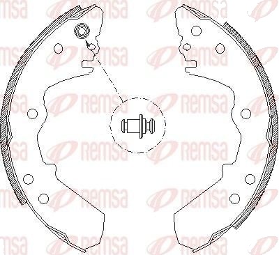 Bremsesko sett REMSA 4316.00