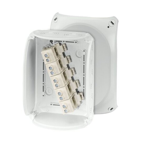 Hensel KF 1616 G Koblingsboks grå, IP66, glassfiber, 16-50 mm² 16 mm², 155 x 210 mm Hensel KF 1616 G Koblingsboks grå, IP66, glassfiber, 16-50 mm² 16 mm², 155 x 210 mm