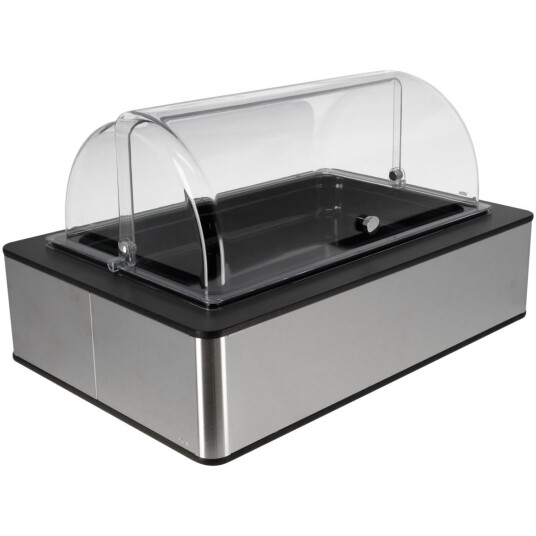 VEGA Buffetsystem komplett Fundale antrasitt 6,5 cm melamin svart GN 1/1; Størrelse GN 1/1, 63x42.5x27.4 cm (LxBxH); Antrasitt/Transparent/Hvit; Rektangulær