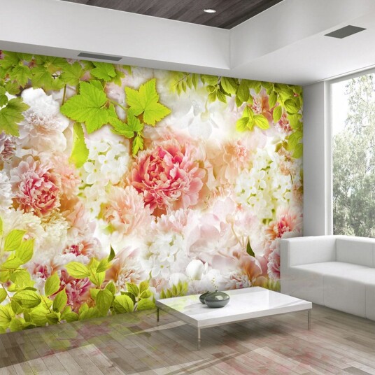 Fototapet Bright Peonies 400x280 - Artgeist sp. z o. o.
