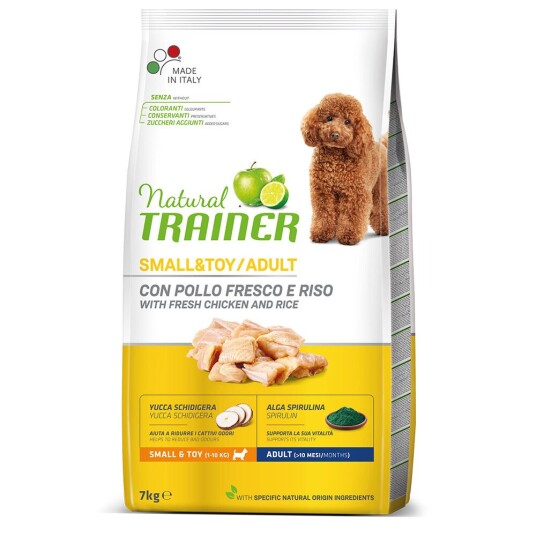 Trainer Natural Dog Nova Foods Trainer Natural Mini Kylling Ris Og Aloe Vera 7 kg