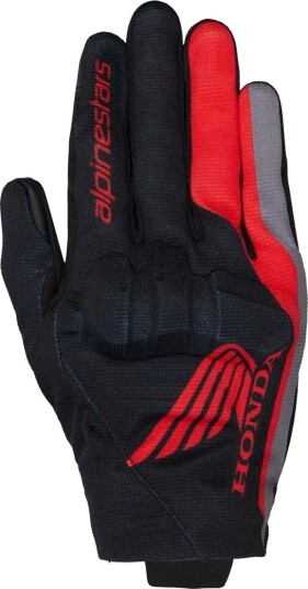 MC-Hansker Alpinestars Honda Reef V2 Sort/Mørk Grå /LyseRød M MC-Hansker Alpinestars Honda Reef V2 Sort/Mørk Grå /LyseRød M