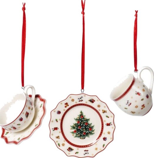 Villeroy & Boch - Toy's Delight juletrepynt 3 stk Villeroy & Boch - Toy's Delight juletrepynt 3 stk