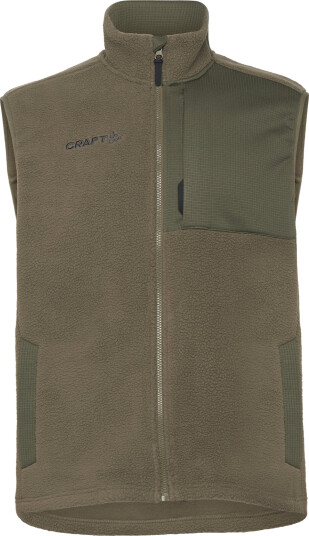 Craft Adv Explore Pile Fleece Vest M - Green - M