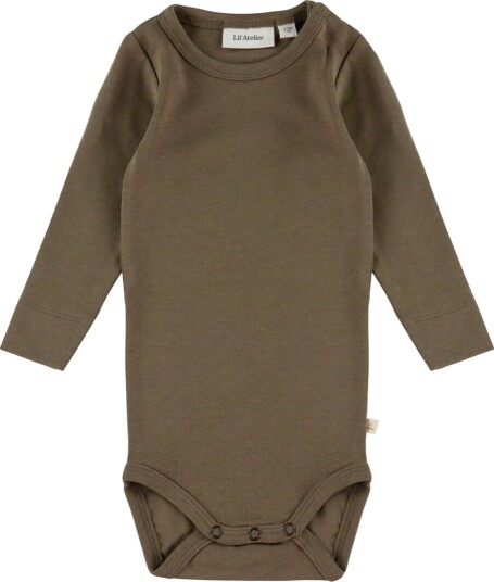Lil"Atelier Nbngayo Ls Slim Body Lil Noos Brown 62