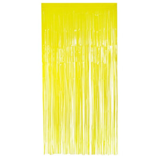Boland Glittergardin Neon Gul 100x200cm