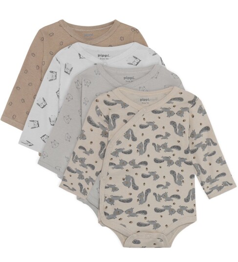 Pippi Rainy Day Body Omslags Ao Printed 4 Pack 50
