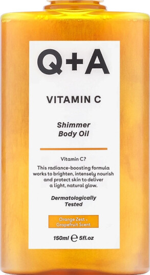 Q+A Vitamin C Shimmer Body Oil 150 ml 150 ml