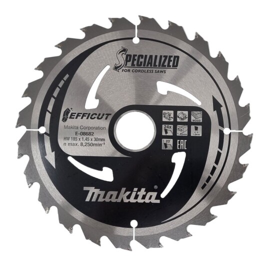 Makita Sirkelsagblad E 08682 185x30x24T