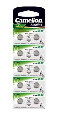 Camelion AG12 Knappcellebatteri 10-pack Camelion AG12 Knappcellebatteri 10-pack