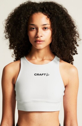 Hvit treningstopp fra Craft   Rush 2.0 Crop Top (L)