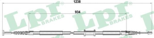 Bremsewire LPR C0474B