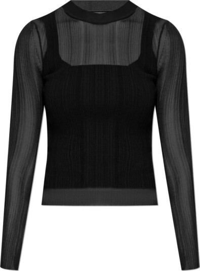 Sportmax Dame Topper Svart M,