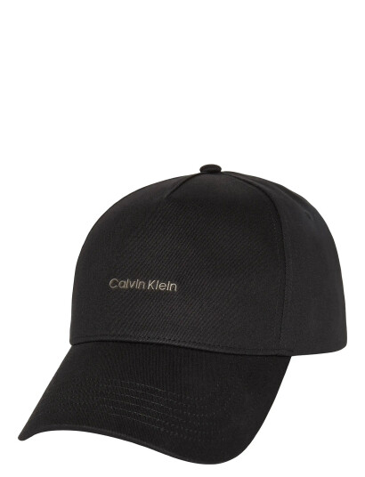 Calvin Klein Coton Twill Standard Logo Hw Cap Black ONE SIZE Calvin Klein Coton Twill Standard Logo Hw Cap Black ONE SIZE