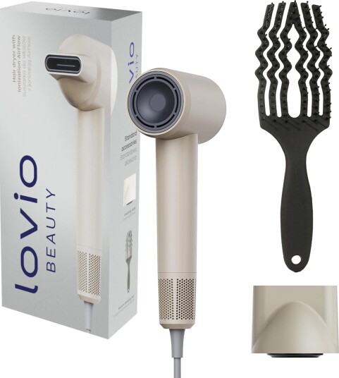 Lovio LVHD001PK Hårføner - 2000W, 2 hastigheter - Rosa