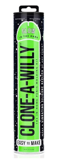 Clone-A-Willy Glow In The Dark Kit Neon Green